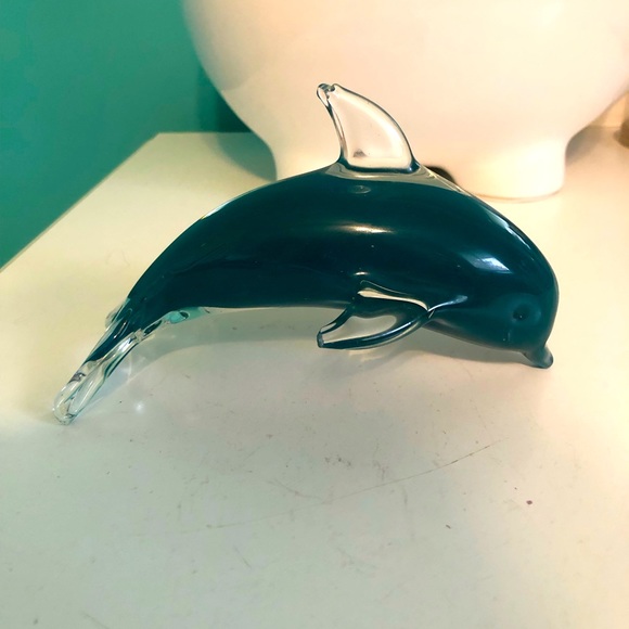 Murano style glass dolphin - Picture 2 of 3